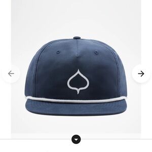 Aspen Leaf Navy Rope Hat